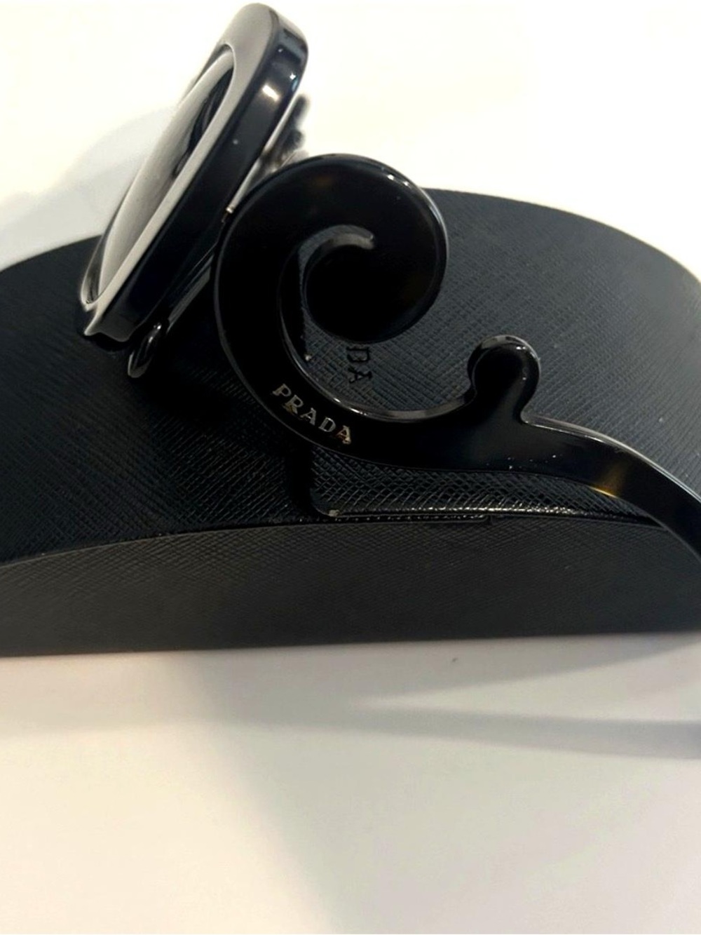 PRADA Baroque Black Sunglasses | Authentic | Loose Arm – Priced Accordingly